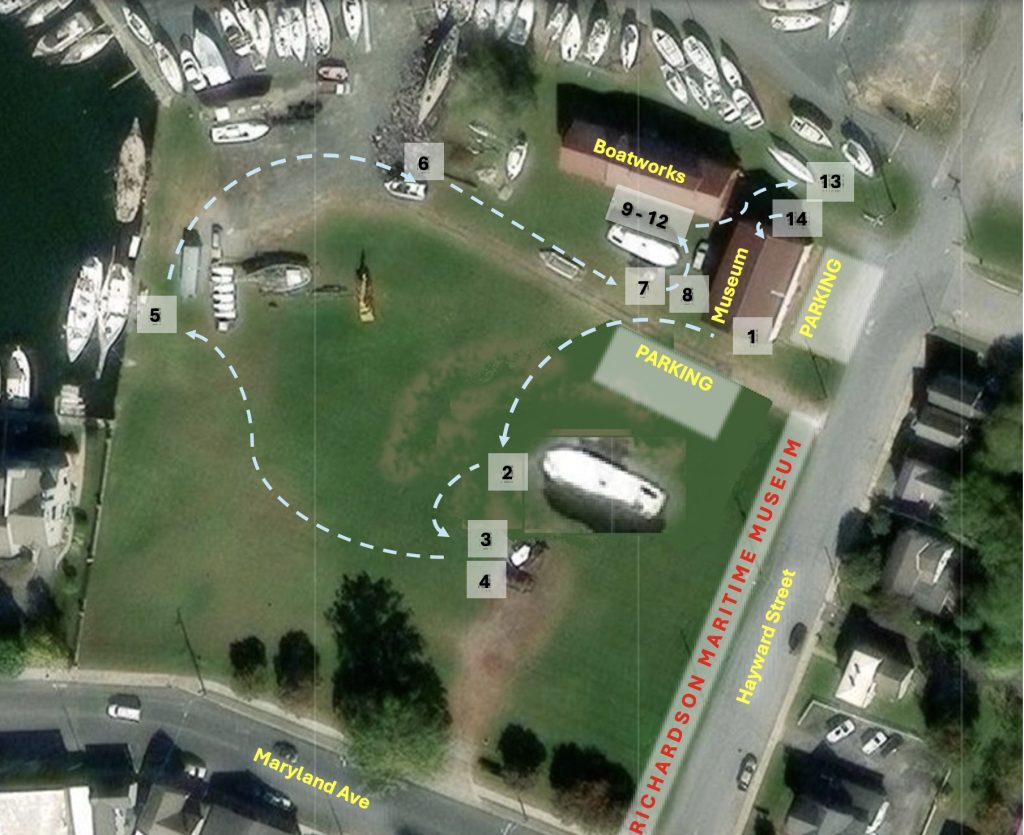 Museum outdoor tour map