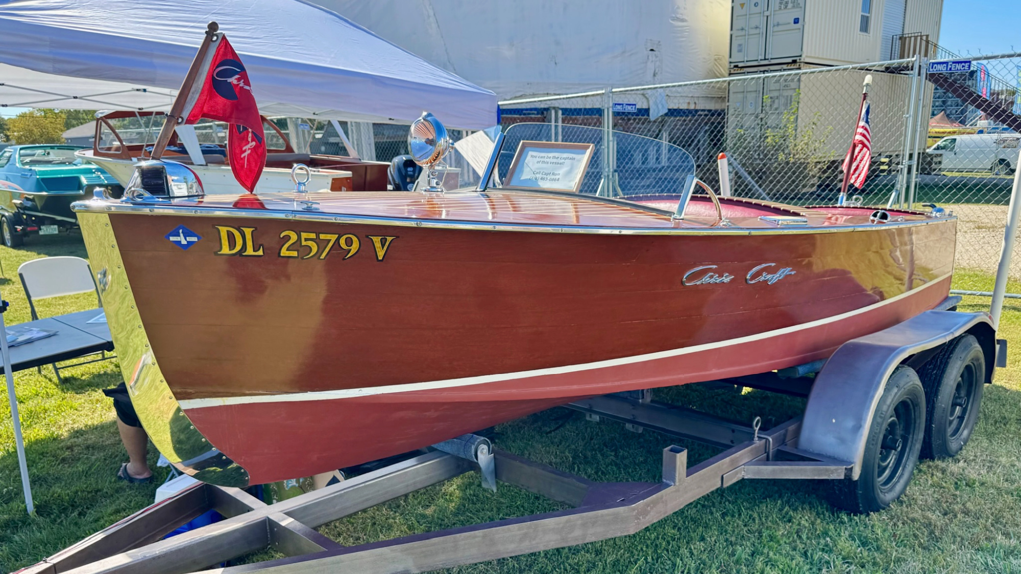 Classic Chris Craft boat